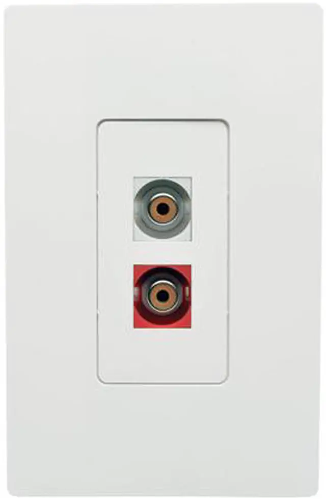 Alt view image 5 of 5 - Tripp Lite RCA Female Audio to Screw Terminal Keystone Jack Kit, Red/White (A050-000-ST-KJ)