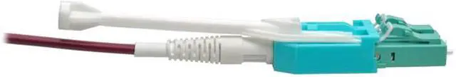 Alt view image 6 of 9 - Tripp Lite MTP/MPO to 8xLC Fan-Out Patch Cable, 40 GbE, 40GBASE-SR4, OM4 Plenum-Rated, Push/Pull Tab, Magenta, 5 m (16.4 ft.) (N845-05M-8L-MG)