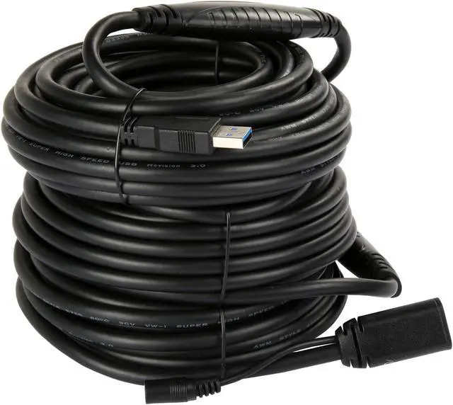 Alt view image 2 of 4 - Tripp Lite USB 3.0 SuperSpeed Active Extension Repeater Cable (USB-A M/F), 20M (65 ft.) (U330-20M)