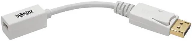 Alt view image 3 of 6 - Tripp Lite DisplayPort to MiniDisplayPort Cable Adapter (M/F), 4K x 2K, DP to MDP, 6-in. (P134-06N-MDP)