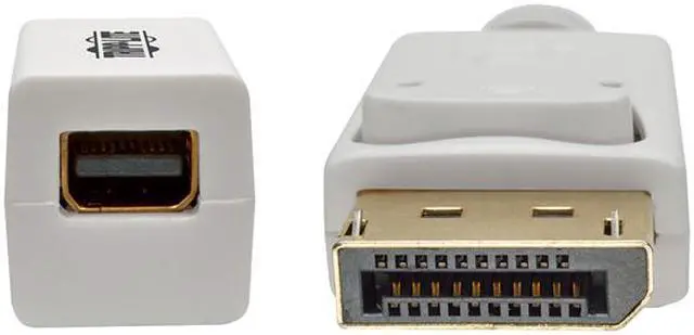 Alt view image 2 of 6 - Tripp Lite DisplayPort to MiniDisplayPort Cable Adapter (M/F), 4K x 2K, DP to MDP, 6-in. (P134-06N-MDP)