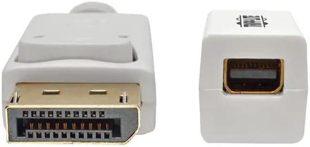 Alt view image 2 of 5 - Tripp Lite DisplayPort to MiniDisplayPort Cable Adapter (M/F), 4K x 2K, DP to MDP, 3-ft. (P134-003-MDP)