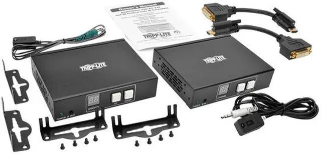 Alt view image 6 of 6 - Tripp Lite HDMI/DVI Audio/Video with RS-232 Serial & IR Control Over IP Extender Kit, 1080p @ 60 Hz, 656 ft. (200 m) (B160-101-HDSI)