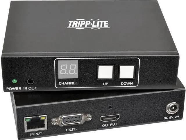 Main image of Tripp Lite HDMI/DVI Audio/Video with RS-232 Serial & IR Control Over IP Extender Kit, 1080p @ 60 Hz, 656 ft. (200 m) (B160-101-HDSI)