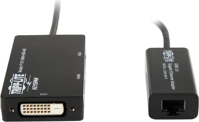 Alt view image 3 of 5 - Tripp Lite Microsoft Surface and Surface Pro 2-in-1 Accessory Kit, DVI, VGA, 4K HDMI & Gigabit Ethernet (P137-GHDV-V2-K)
