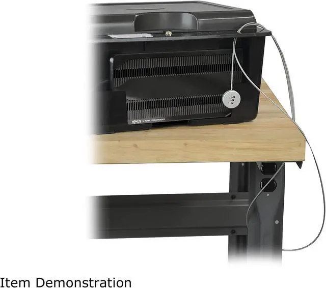 Alt view image 7 of 7 - Tripp Lite 10-Device USB Desktop Charging Station with Surge Protection for Tablets, Laptops and E-Readers (CSD1006USB)