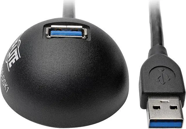 Main image of Tripp Lite 1-Port USB 3.0 SuperSpeed Desktop Extension Cable (M/F), USB Type-A, 6 ft. (U324-006-DSK1)
