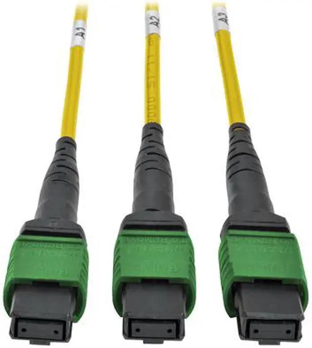Alt view image 5 of 5 - Tripp Lite 40/100Gb Singlemode Fiber, 40Gb to 4 x 10Gb, 100Gb to 4 x 25Gb, Breakout Cassette, (x3) 8-Fiber MTP/MPO (APC) to (x12) LC (UPC) Duplex 8.3/125, N482 Chassis (N482-3M8L12S)