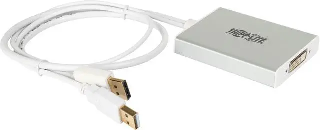 Alt view image 2 of 3 - Tripp Lite 6in DisplayPort to DVI Active Video Adapter Dual Link 2560x1600