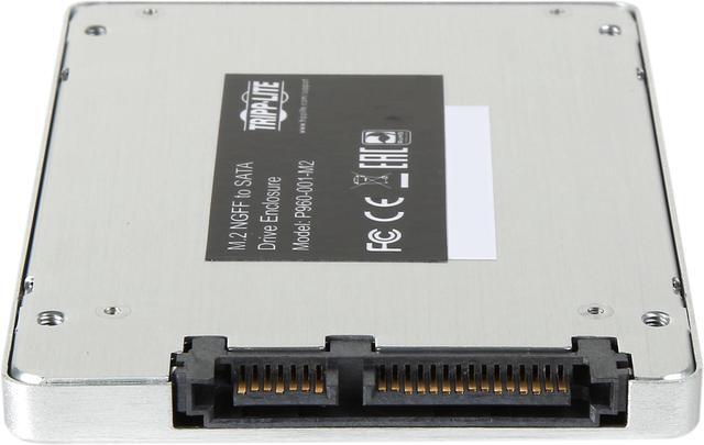 Alt view image 4 of 6 - Tripp Lite M.2 NGFF SATA SSD to 2.5in SATA Enclosed Adapter Converter Dock