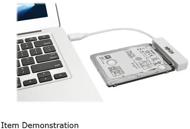 Alt view image 6 of 7 - Tripp Lite 6in USB-C Gen 1 to SATA III Adapter w/ UASP 2.5-3.5" Hard Drives