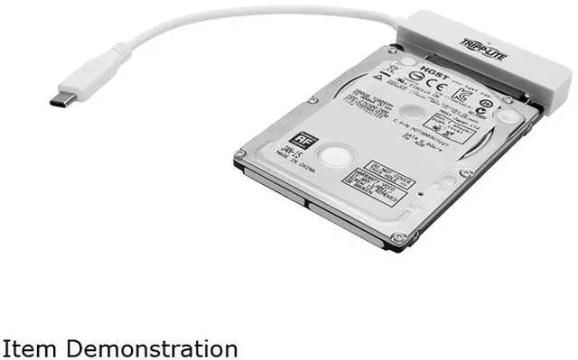 Alt view image 5 of 7 - Tripp Lite 6in USB-C Gen 1 to SATA III Adapter w/ UASP 2.5-3.5" Hard Drives