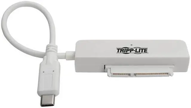 Alt view image 2 of 6 - Tripp Lite 6in USB-C Gen 2 to SATA III Adapter w/ UASP 2.5-3.5" Hard Drives