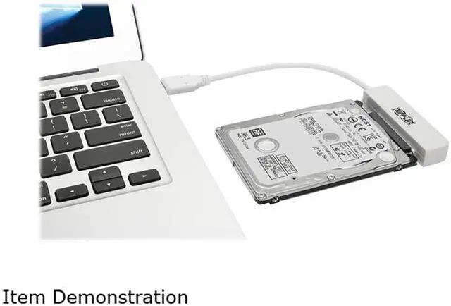 Alt view image 6 of 6 - Tripp Lite 6in USB-C Gen 2 to SATA III Adapter w/ UASP 2.5-3.5" Hard Drives