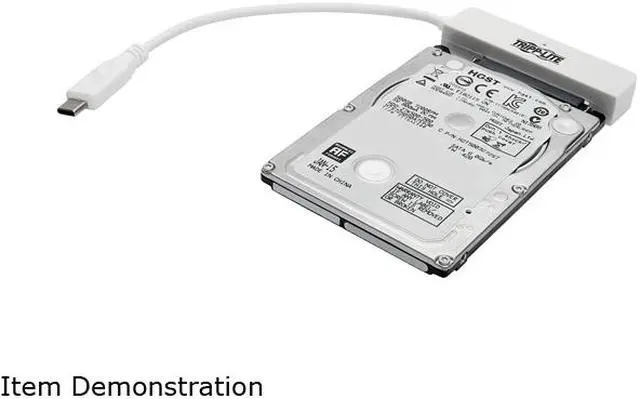 Alt view image 5 of 6 - Tripp Lite 6in USB-C Gen 2 to SATA III Adapter w/ UASP 2.5-3.5" Hard Drives