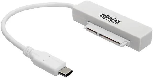 Main image of Tripp Lite 6in USB-C Gen 2 to SATA III Adapter w/ UASP 2.5-3.5" Hard Drives