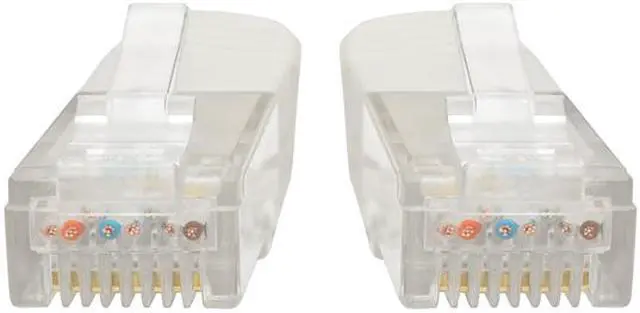 Alt view image 2 of 5 - Tripp Lite 2ft Cat6 Gigabit Molded Patch Cable RJ45 M/M 550MHz 24 AWG White
