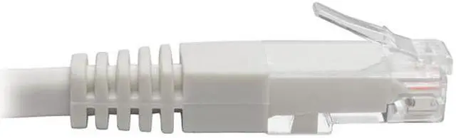 Alt view image 4 of 5 - Tripp Lite 2ft Cat6 Gigabit Molded Patch Cable RJ45 M/M 550MHz 24 AWG White