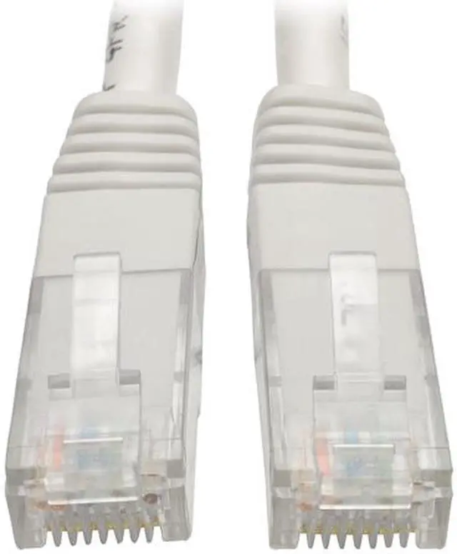 Main image of Tripp Lite 2ft Cat6 Gigabit Molded Patch Cable RJ45 M/M 550MHz 24 AWG White