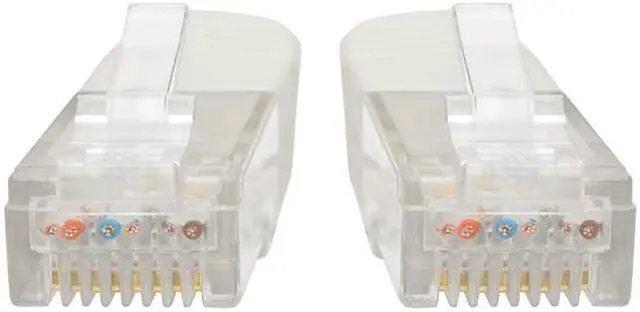 Alt view image 2 of 5 - Tripp Lite 5ft Cat6 Gigabit Molded Patch Cable RJ45 M/M 550MHz 24 AWG White