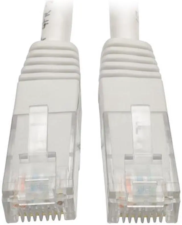 Main image of Tripp Lite 5ft Cat6 Gigabit Molded Patch Cable RJ45 M/M 550MHz 24 AWG White