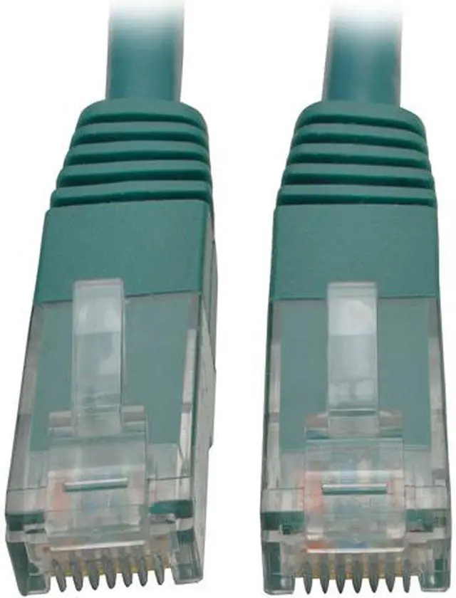 Main image of Tripp Lite 7ft Cat6 Gigabit Molded Patch Cable RJ45 M/M 550MHz 24 AWG Green