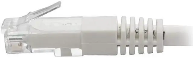 Alt view image 3 of 5 - Tripp Lite 7ft Cat6 Gigabit Molded Patch Cable RJ45 M/M 550MHz 24 AWG White