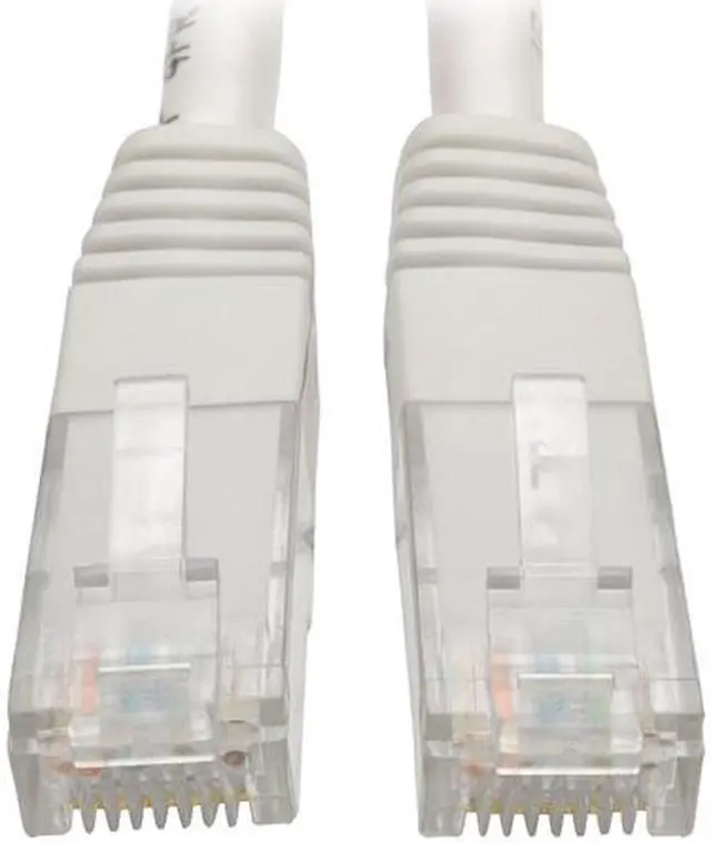 Main image of Tripp Lite 7ft Cat6 Gigabit Molded Patch Cable RJ45 M/M 550MHz 24 AWG White
