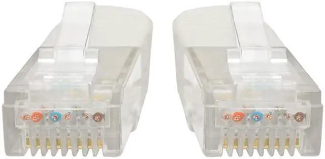 Alt view image 2 of 5 - Tripp Lite 10ft Cat6 Gigabit Molded Patch Cable RJ45 M/M 550MHz 24AWG White