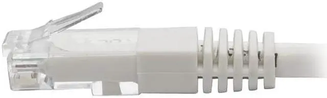 Alt view image 3 of 5 - Tripp Lite 10ft Cat6 Gigabit Molded Patch Cable RJ45 M/M 550MHz 24AWG White