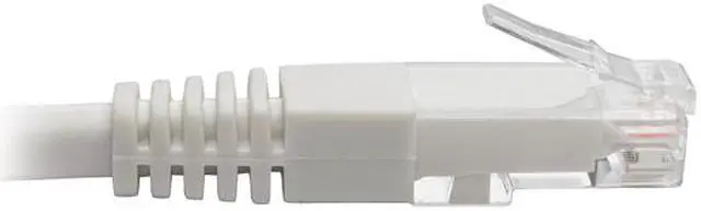Alt view image 4 of 5 - Tripp Lite 10ft Cat6 Gigabit Molded Patch Cable RJ45 M/M 550MHz 24AWG White