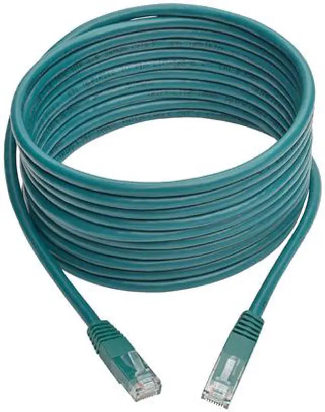 Alt view image 5 of 5 - Tripp Lite 15ft Cat6 Gigabit Molded Patch Cable RJ45 M/M 550MHz 24AWG Green