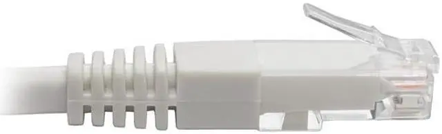 Alt view image 3 of 5 - Tripp Lite 15ft Cat6 Gigabit Molded Patch Cable RJ45 M/M 550MHz 24AWG White