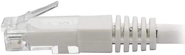 Alt view image 4 of 5 - Tripp Lite 15ft Cat6 Gigabit Molded Patch Cable RJ45 M/M 550MHz 24AWG White