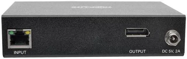 Alt view image 3 of 4 - Tripp Lite DisplayPort Over IP Receiver Extender Cat5/6 w/ RS-232, IR Cntrl