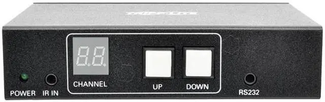 Alt view image 2 of 4 - Tripp Lite DisplayPort Over IP Receiver Extender Cat5/6 w/ RS-232, IR Cntrl