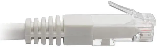 Alt view image 3 of 5 - Tripp Lite 3ft Cat6 Gigabit Molded Patch Cable RJ45 M/M 550MHz 24 AWG White