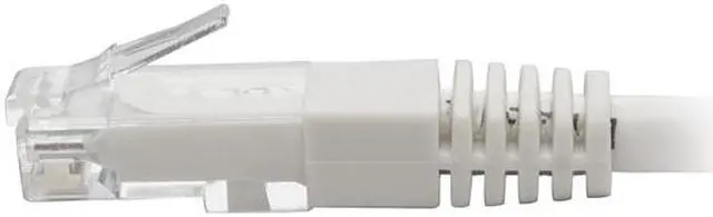 Alt view image 4 of 5 - Tripp Lite 3ft Cat6 Gigabit Molded Patch Cable RJ45 M/M 550MHz 24 AWG White