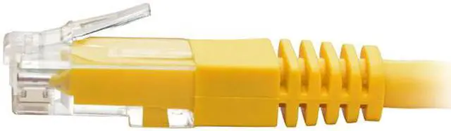 Alt view image 4 of 5 - Tripp Lite 3ft Cat6 Gigabit Molded Patch Cable RJ45 M/M 550MHz 24AWG Yellow