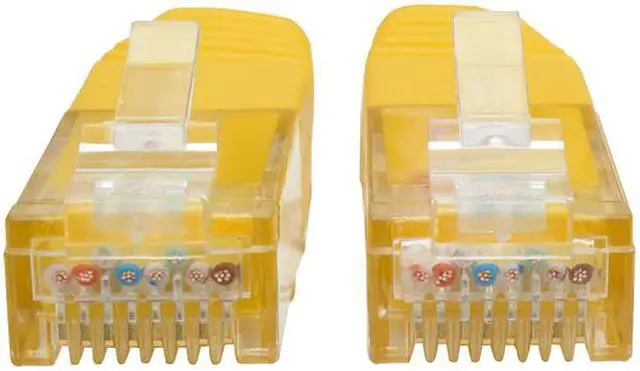 Alt view image 2 of 5 - Tripp Lite 3ft Cat6 Gigabit Molded Patch Cable RJ45 M/M 550MHz 24AWG Yellow