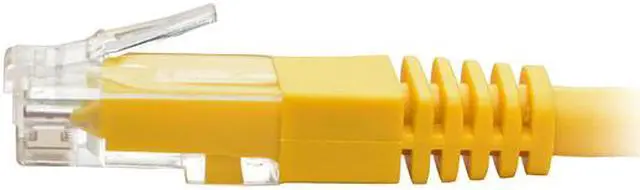 Alt view image 3 of 5 - Tripp Lite 5ft Cat6 Gigabit Molded Patch Cable RJ45 M/M 550MHz 24AWG Yellow