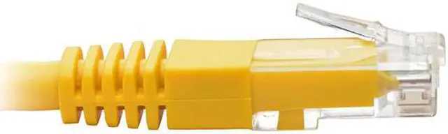 Alt view image 4 of 5 - Tripp Lite 5ft Cat6 Gigabit Molded Patch Cable RJ45 M/M 550MHz 24AWG Yellow