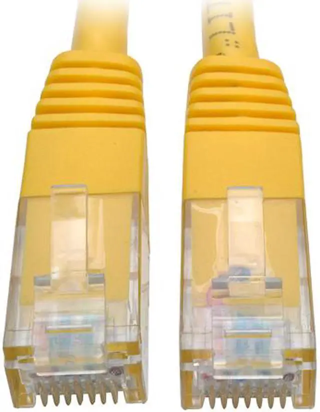 Main image of Tripp Lite 7ft Cat6 Gigabit Molded Patch Cable RJ45 M/M 550MHz 24AWG Yellow