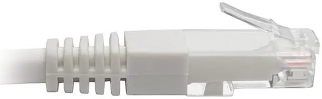 Alt view image 3 of 5 - Tripp Lite 25ft Cat6 Gigabit Molded Patch Cable RJ45 M/M 550MHz 24AWG White