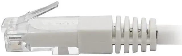 Alt view image 4 of 5 - Tripp Lite 25ft Cat6 Gigabit Molded Patch Cable RJ45 M/M 550MHz 24AWG White