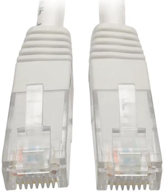 Main image of Tripp Lite 25ft Cat6 Gigabit Molded Patch Cable RJ45 M/M 550MHz 24AWG White