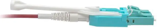 Alt view image 3 of 5 - Tripp Lite 1M 10Gb Duplex Multimode Fiber Patch Cable 50/125 OM4 LC/LC LSZH
