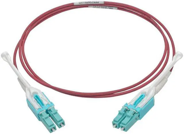 Alt view image 4 of 5 - Tripp Lite 1M 10Gb Duplex Multimode Fiber Patch Cable 50/125 OM4 LC/LC LSZH