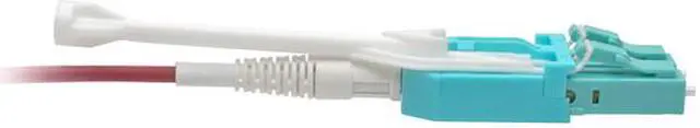 Alt view image 3 of 6 - Tripp Lite 2M 10Gb Duplex Multimode Fiber Patch Cable 50/125 OM4 LC/LC LSZH