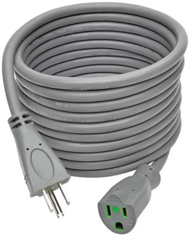 Alt view image 6 of 6 - Tripp Lite 15ft Hospital Medical Power Extension Cord 5-15P 5-15R 15A Gray